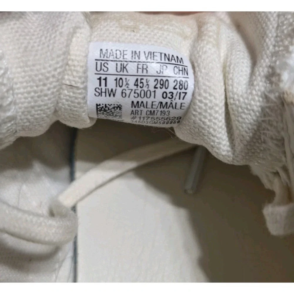 Daniel Arsham x Adidas New York The Past Mens 11 Cream Sneakers CM7193